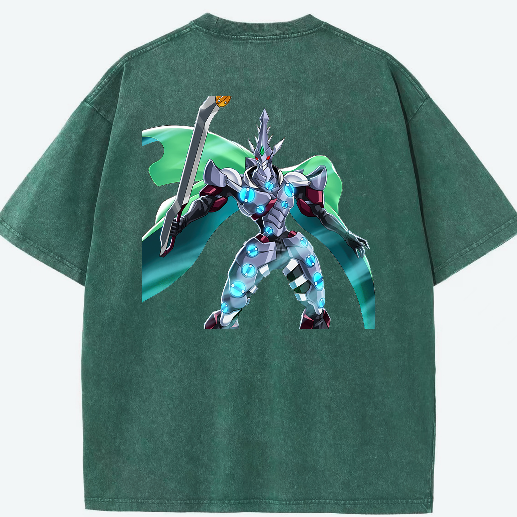 （画像用） 遊☆戯☆王 Yu-Gi-Oh! 綿100% ヴィンテージ風 半袖Tシャツ（背面プリント）